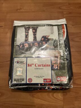 Auburn Tigers Curtain 2-Piece Matching Panel Set 63" or 84" Multi-Color